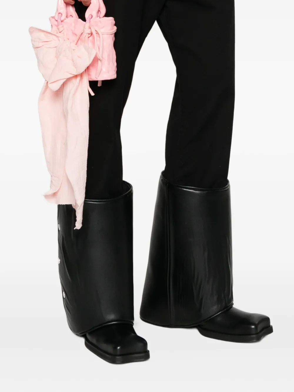 Ottolinger Bow-detail Ceramic Tote Bag In Pink