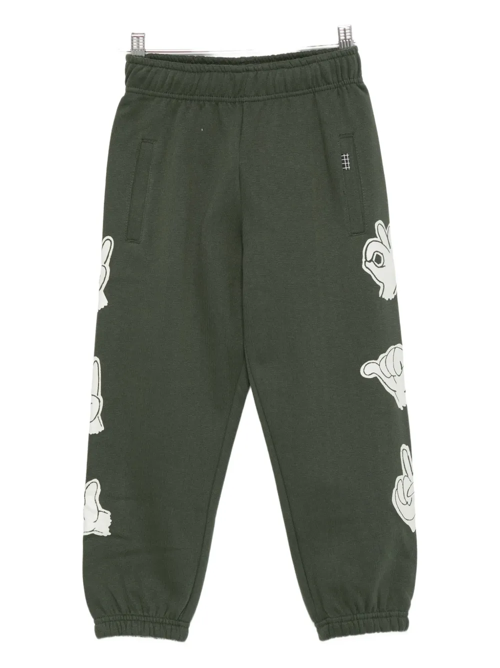 Molo elasticated-waistband sweatpants - Verde