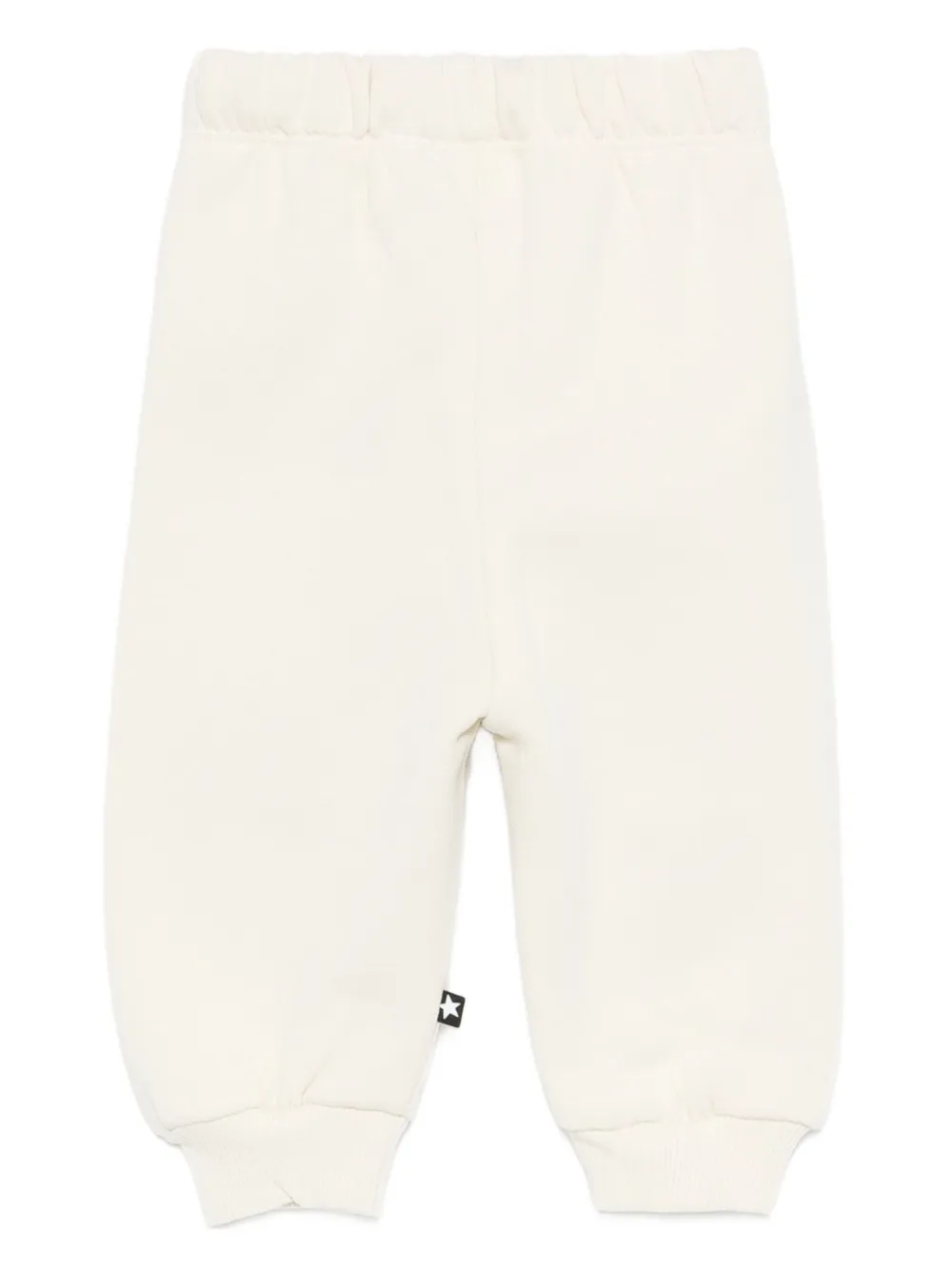 Molo Joggingbroek met geborduurde teddybeer Beige