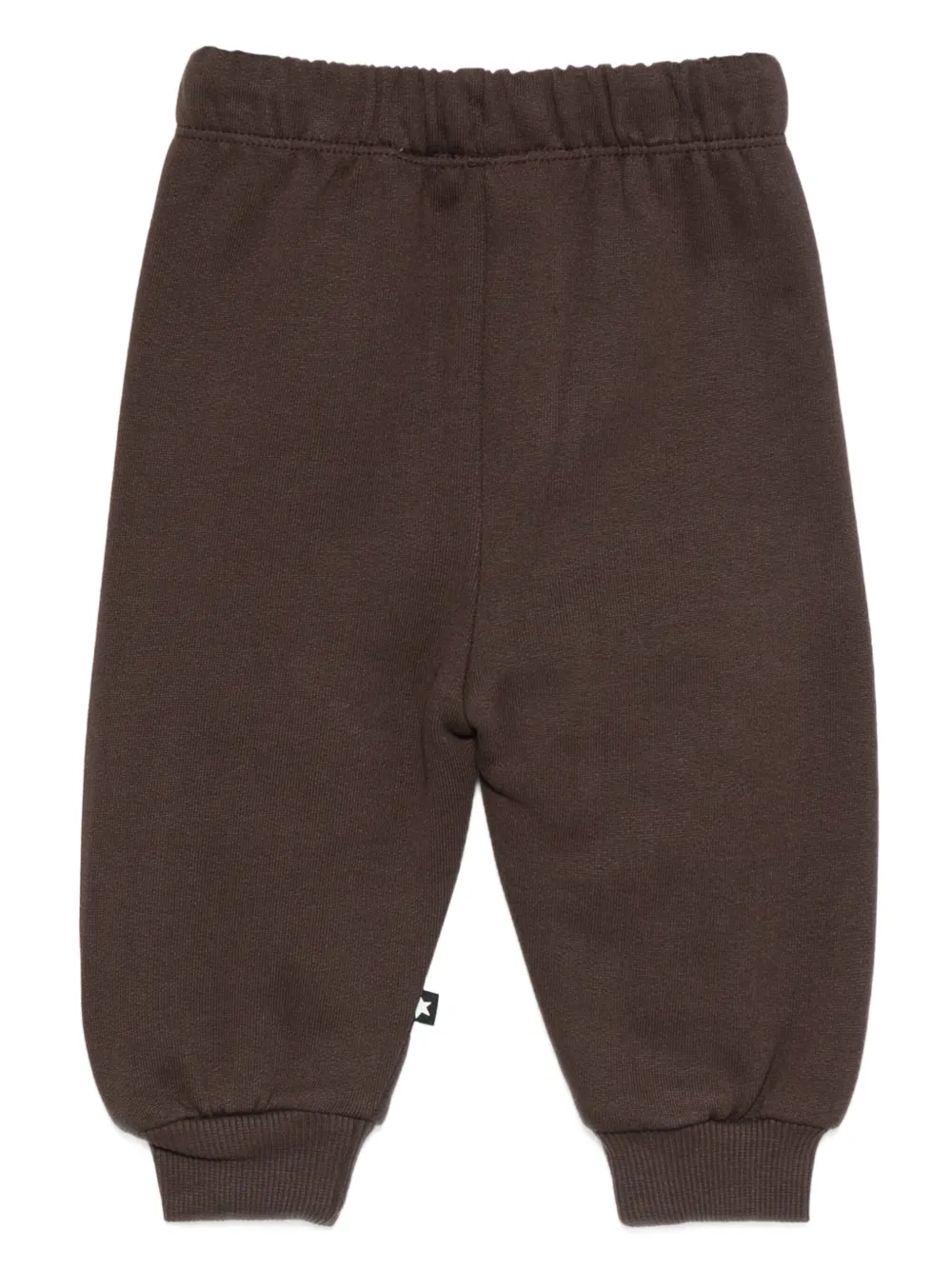 Molo Joggingbroek met geborduurde teddybeer Bruin
