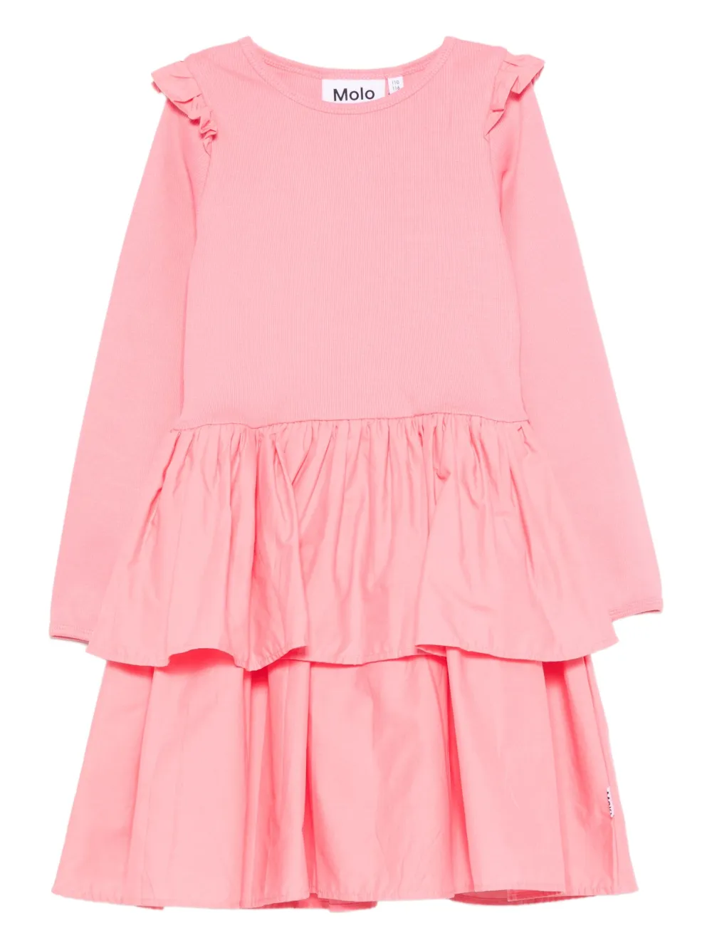 Molo Jurk met ruches Roze