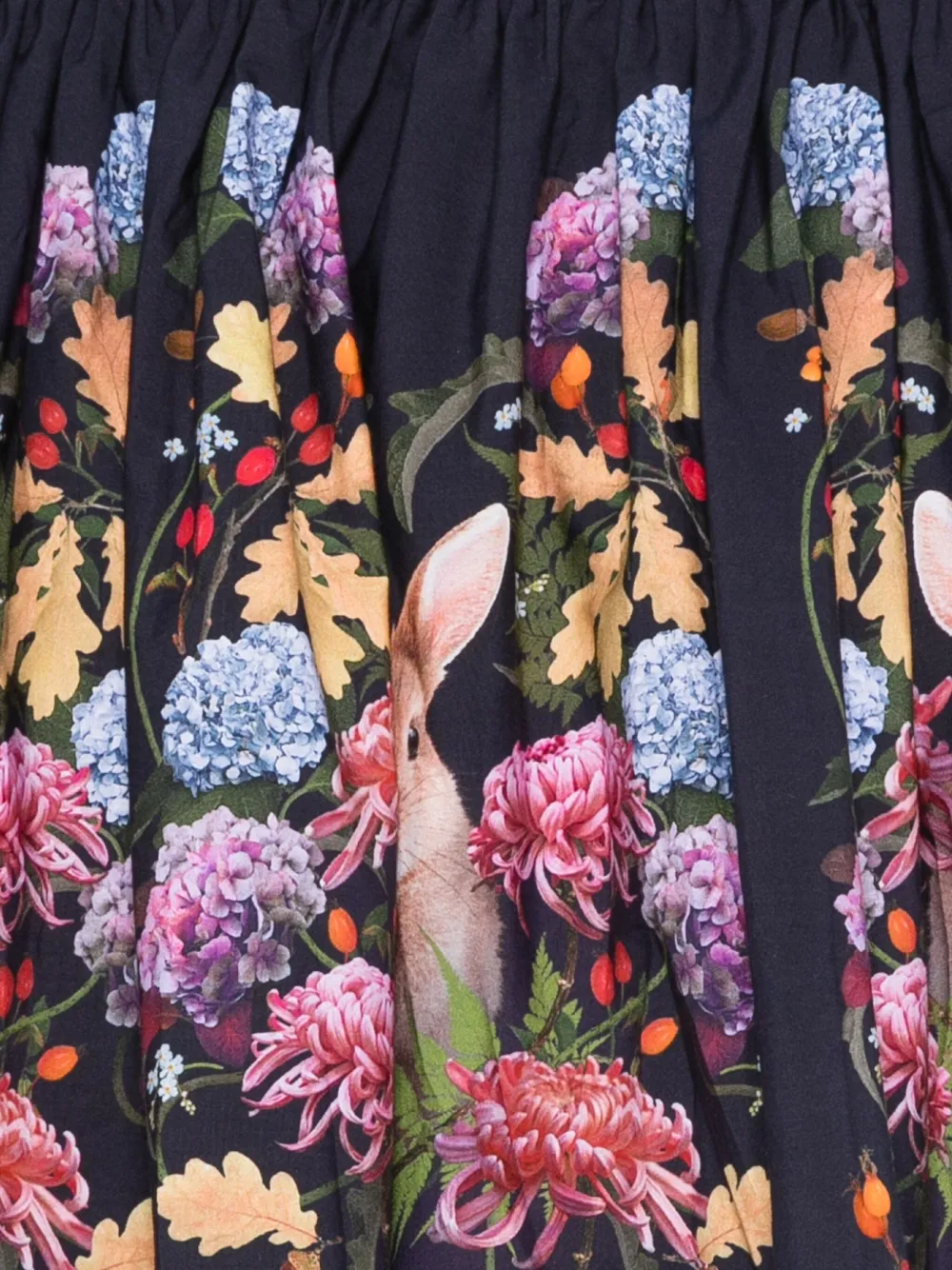 Molo Rok met bloemenprint Blauw