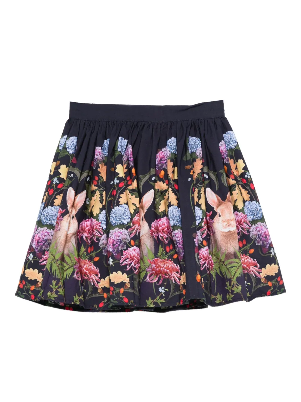 Molo Rok met bloemenprint Blauw