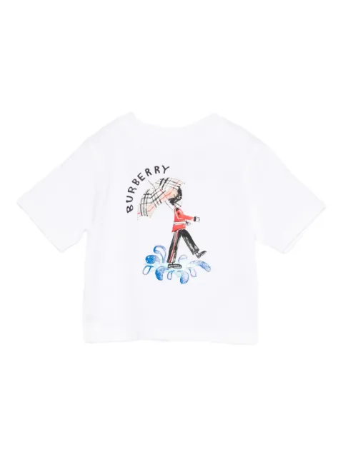 Burberry Kids graphic-print t-shirt