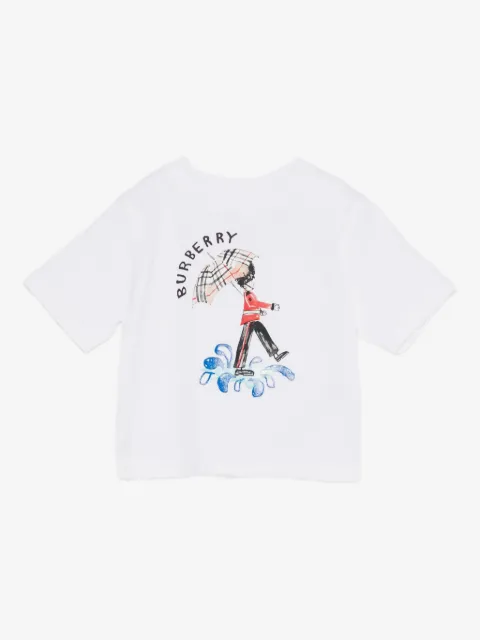 Burberry Kids graphic-print t-shirt
