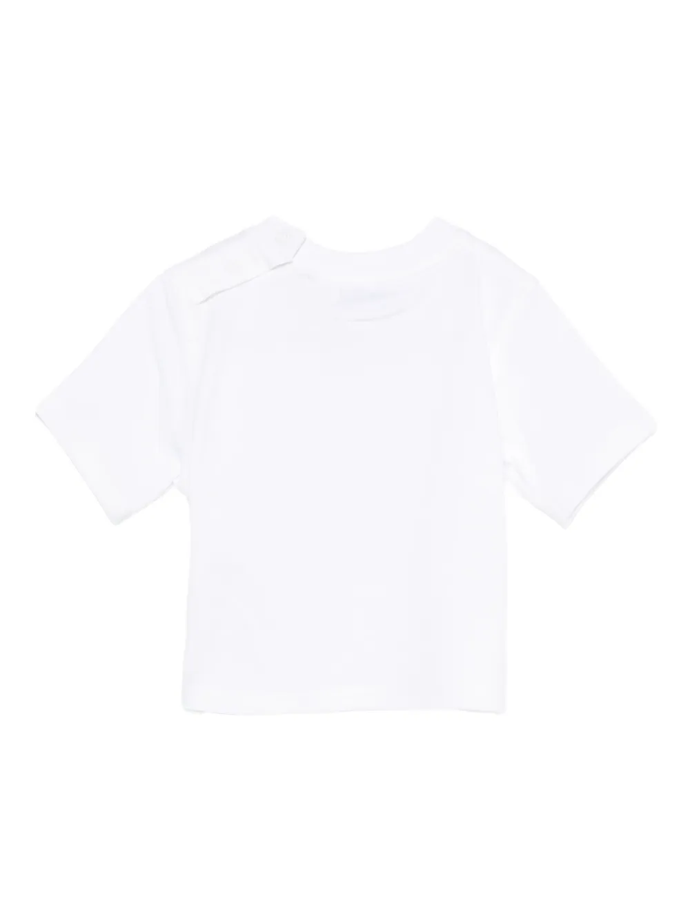 Burberry Kids T-shirt met grafische print Wit