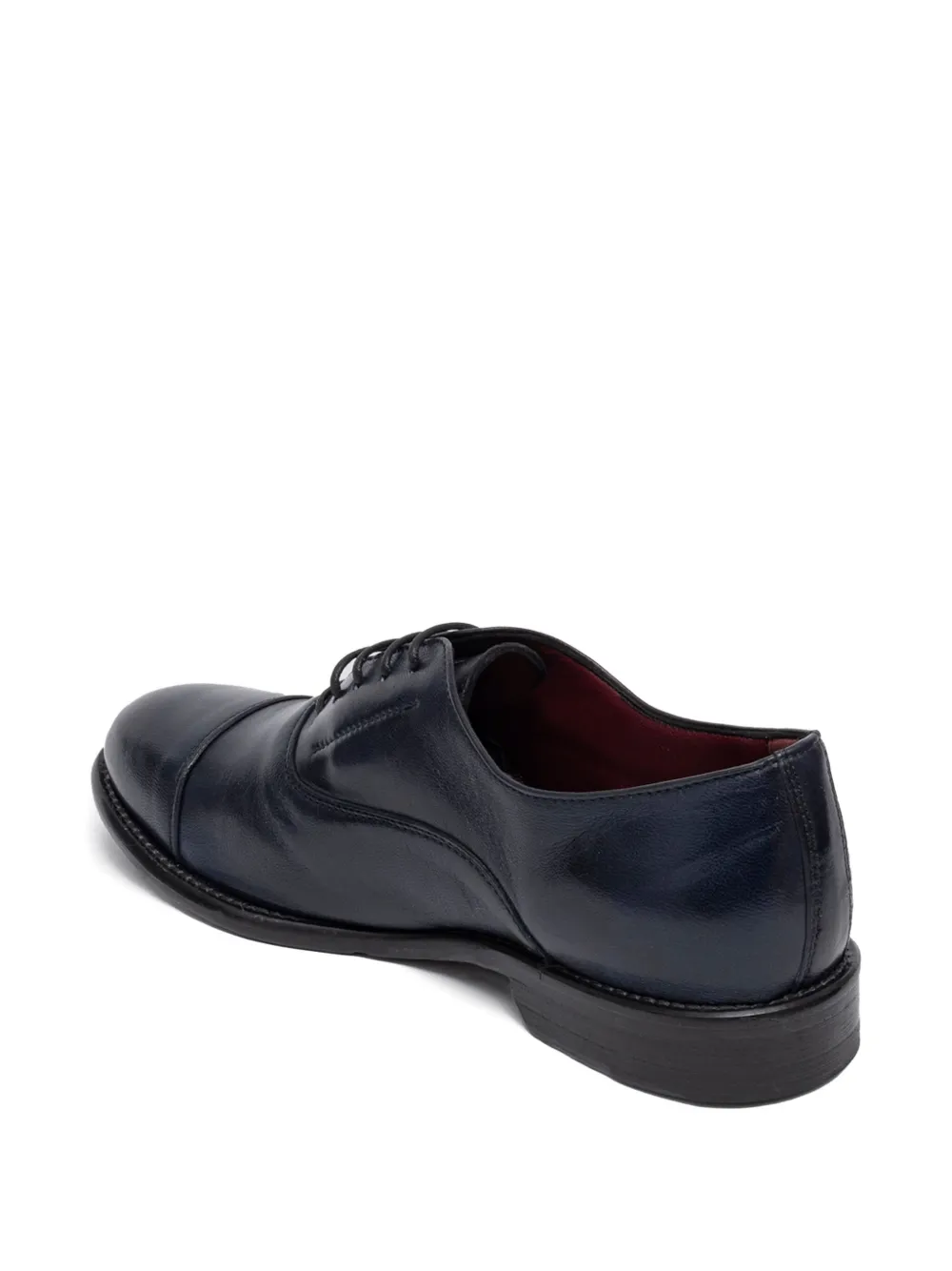 Sommet Lace-up Cap-toe Oxford Shoes In Blue