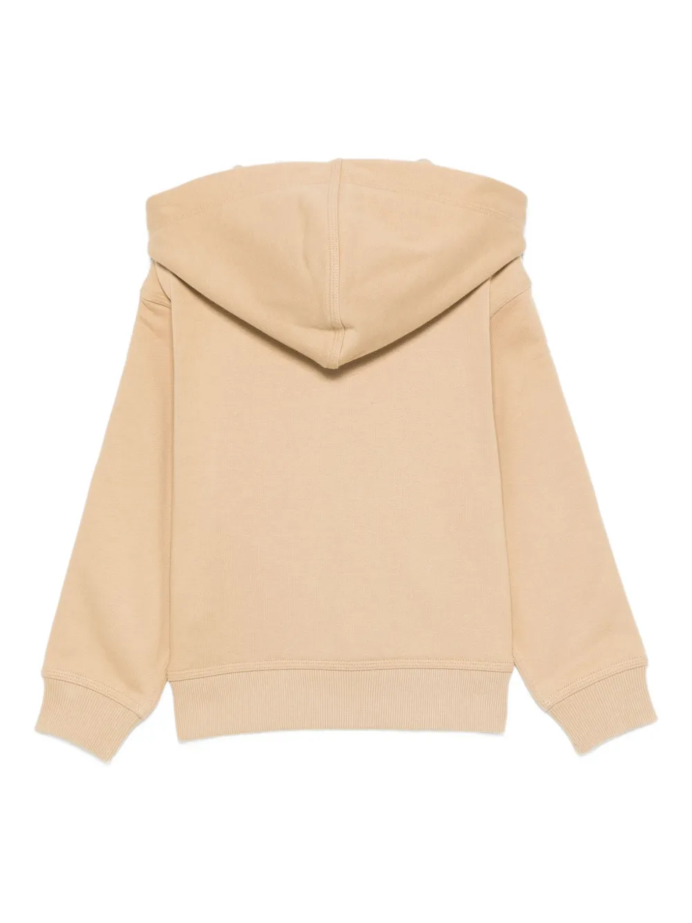 Burberry Kids Top met capuchon en geruit vlak Beige