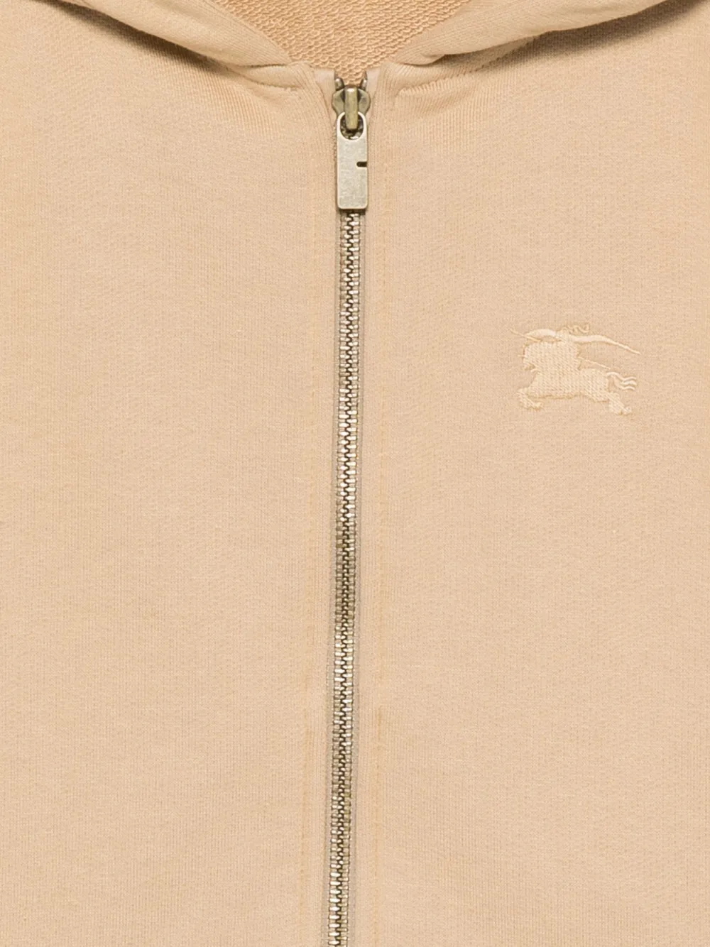 Burberry Kids Top met capuchon en geruit vlak Beige