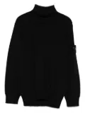 Stone Island Junior roll-neck wool sweater - Black