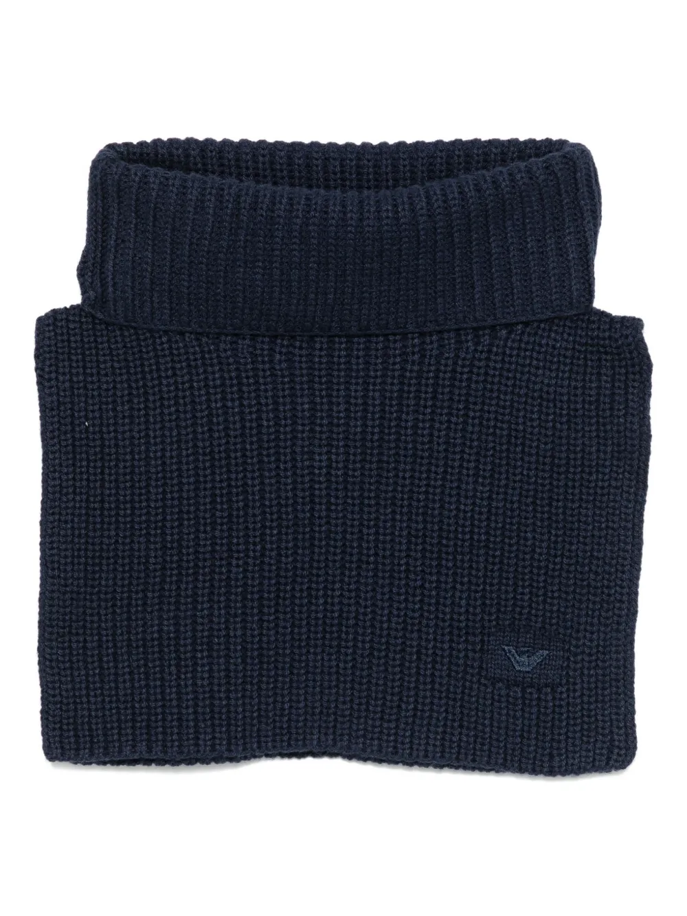 Emporio Ar i Kids Ribgebreide sjaal Blauw
