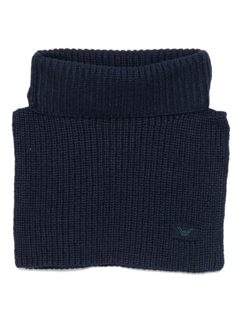 Emporio Armani Kids وشاح بحياكة مضلعة