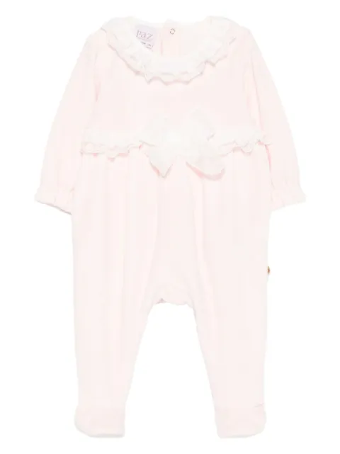 Paz Rodriguez braided-trim babygrow