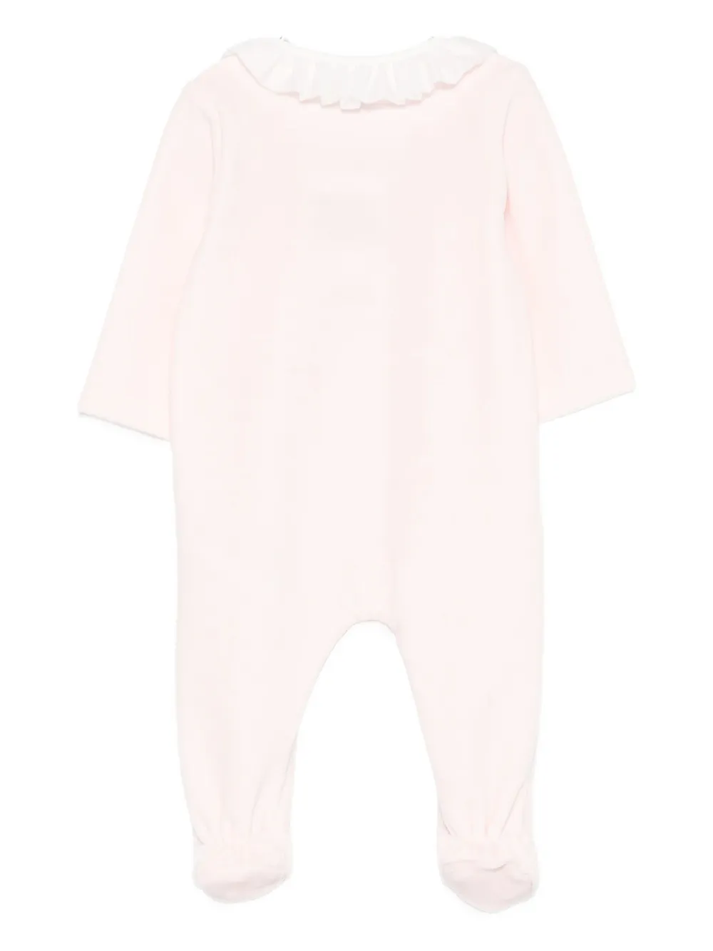 Paz Rodriguez braided-trim babygrow Roze