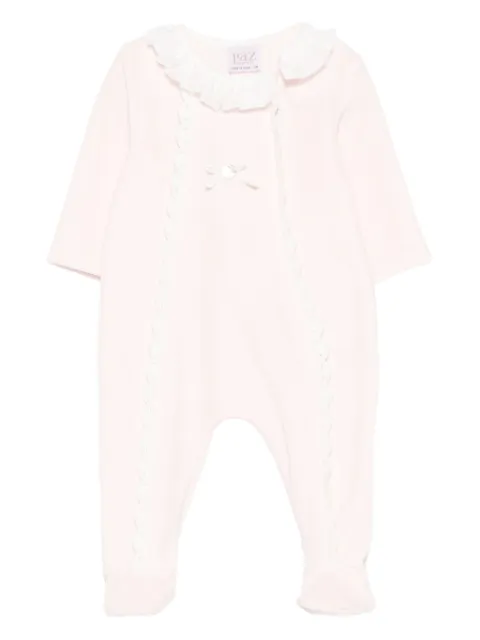 Paz Rodriguez braided-trim babygrow
