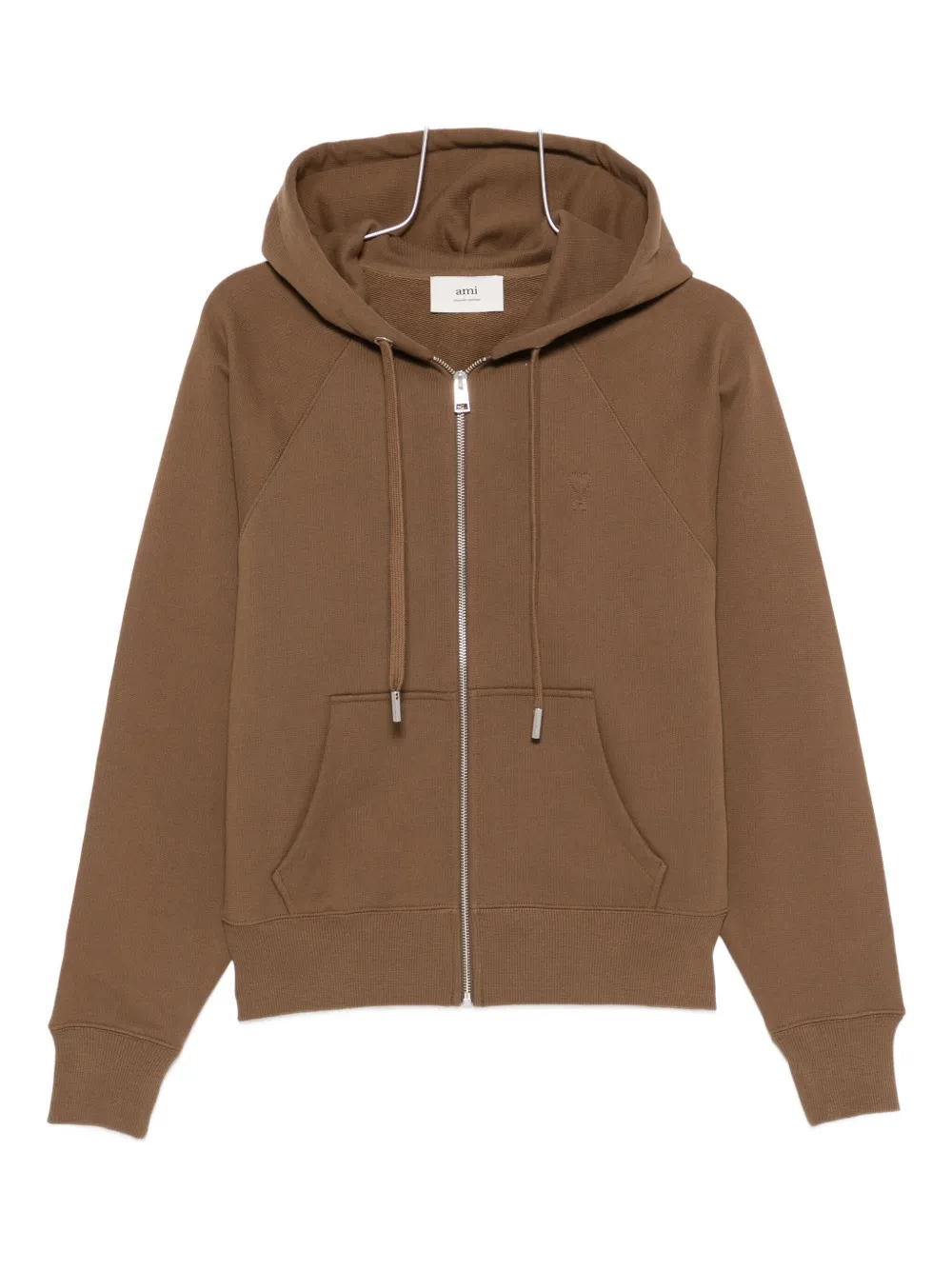 AMI Paris Ami De Coeur hoodie Bruin