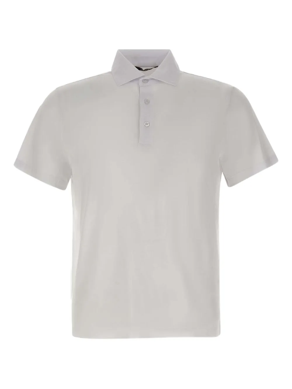 Kangra short-sleeve button polo shirt | White | Image 1