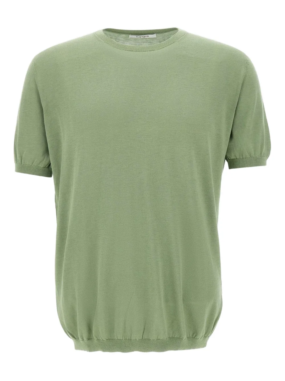 Kangra short-sleeve ribbed-edge T-shirt | Green | Image 1