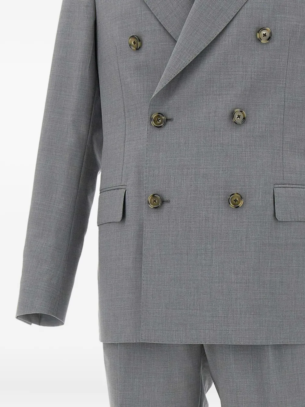 Lardini double-breasted peak lapel suit | Double  Breasted Suits | Image 2