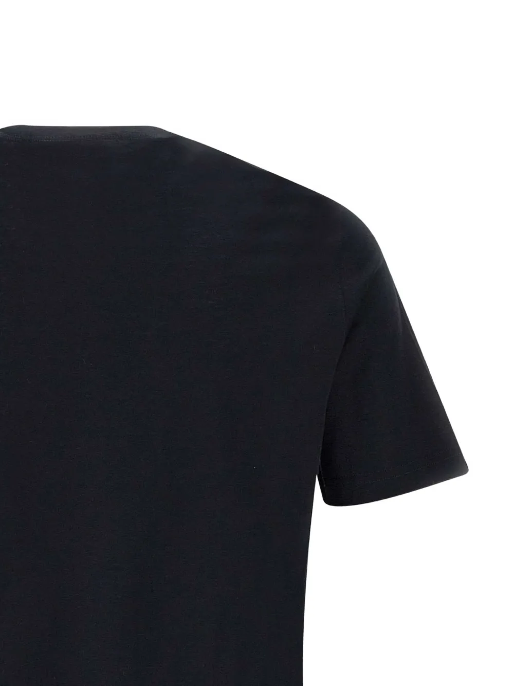 Filippo De Laurentiis Katoenen T-shirt met ronde hals Zwart