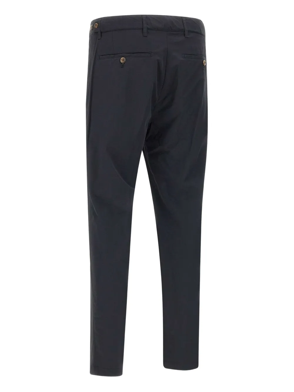 Myths Broek met geplooide zak Zwart