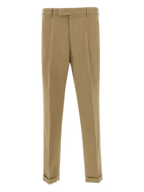 PT Torino pleated turn-up trousers