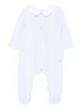 Paz Rodriguez peter pan collar lace-trimmed jumpsuit - Blue