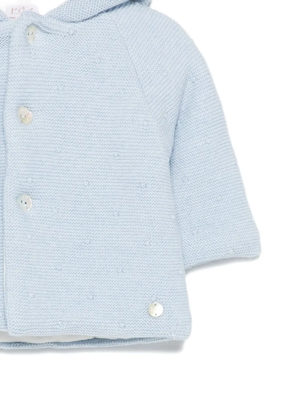 Paz Rodriguez Jack met capuchon en knopen Blauw