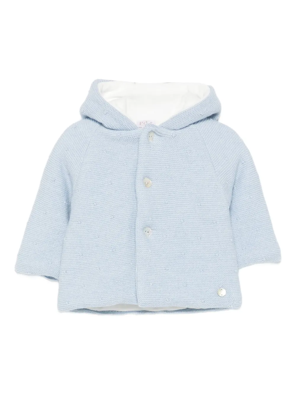 Paz Rodriguez hooded button-front jacket | Blue | Image 1