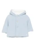 Paz Rodriguez hooded button-front jacket - Blue