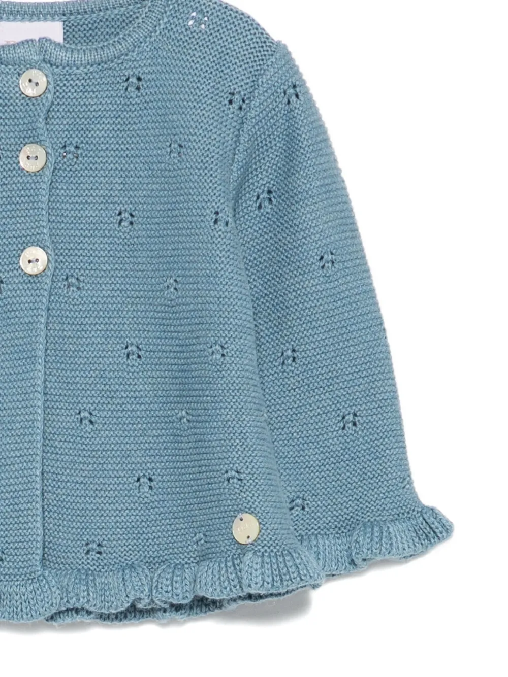 Paz Rodriguez Vest met ruches en ringlets Blauw