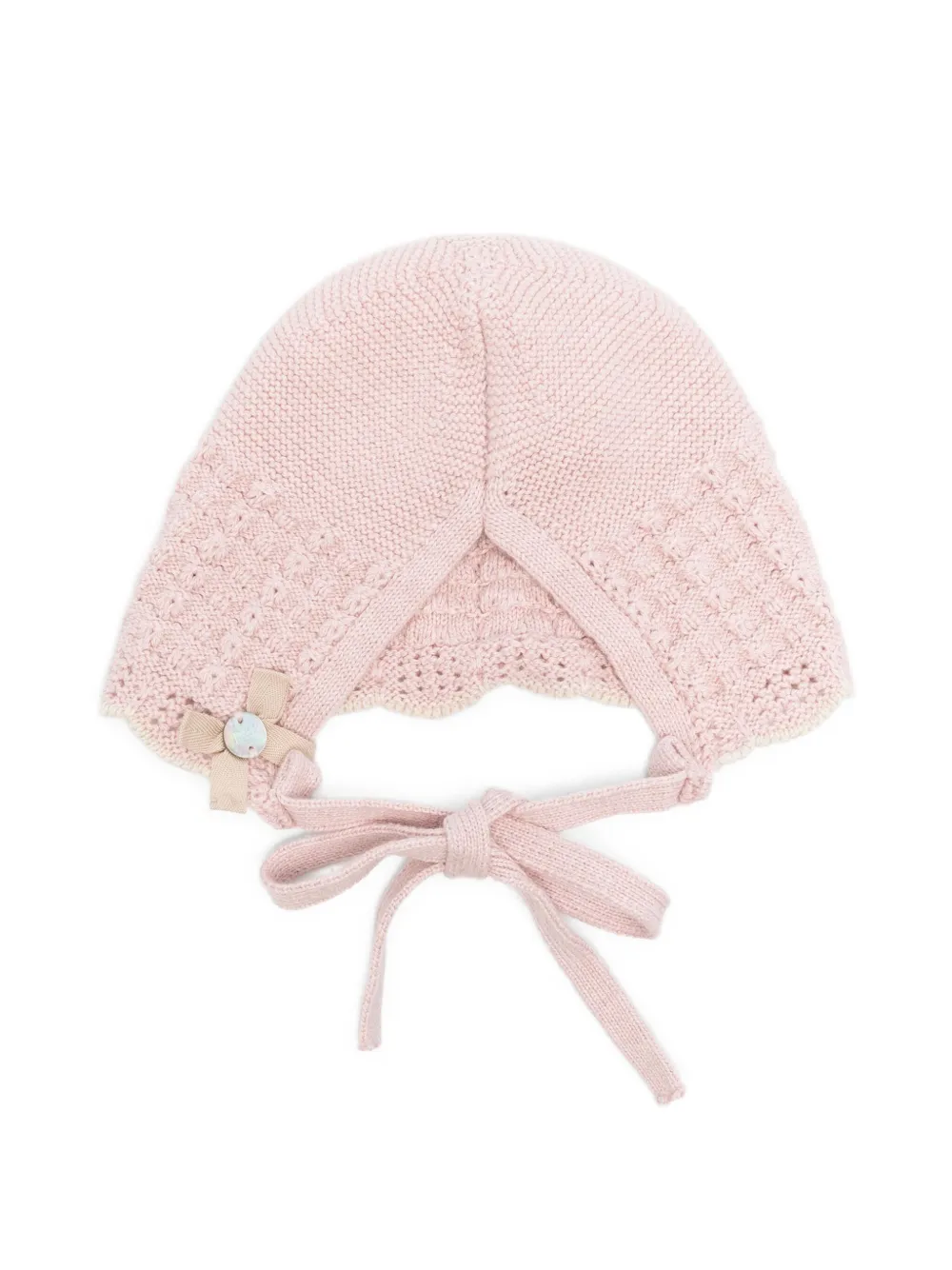 Paz Rodriguez knitted bow hat | Pink | Image 1