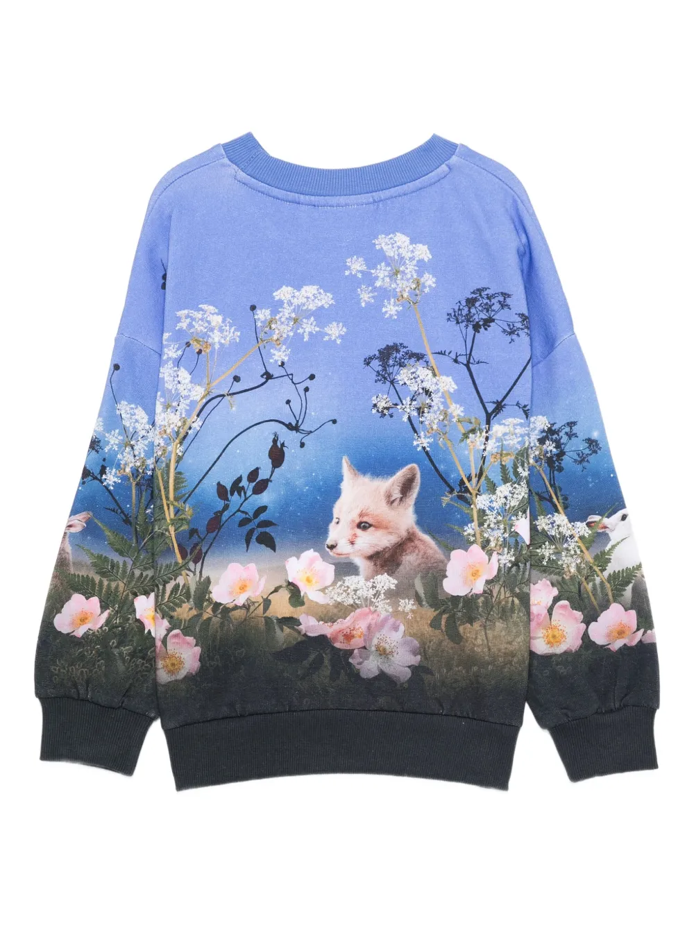 Molo all-over print long-sleeves sweatshirt Blauw