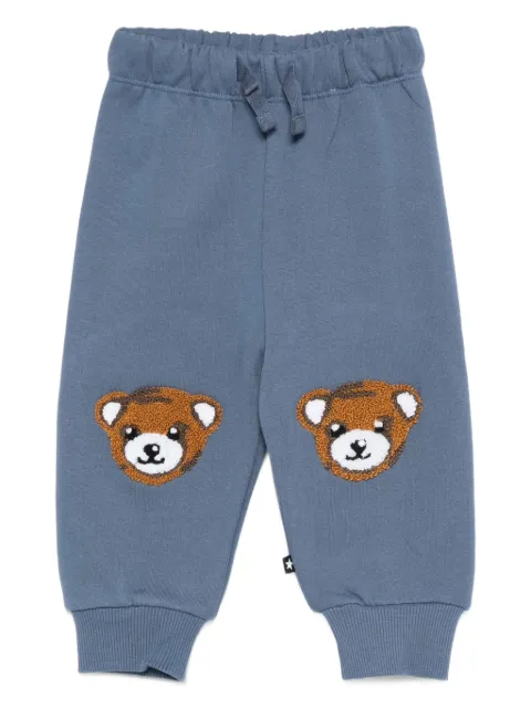 Molo teddy-embroidered joggers