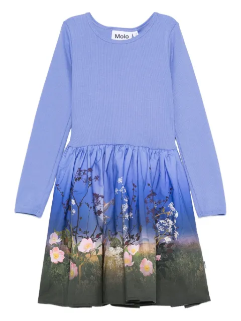 Molo floral-print ribbed dress