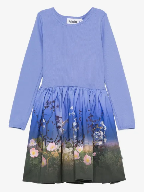 Molo floral-print ribbed dress