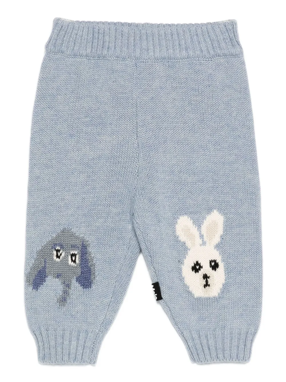 Molo Gebreide broek met print Blauw