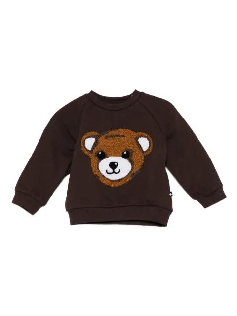Molo teddy-embroidered sweatshirt