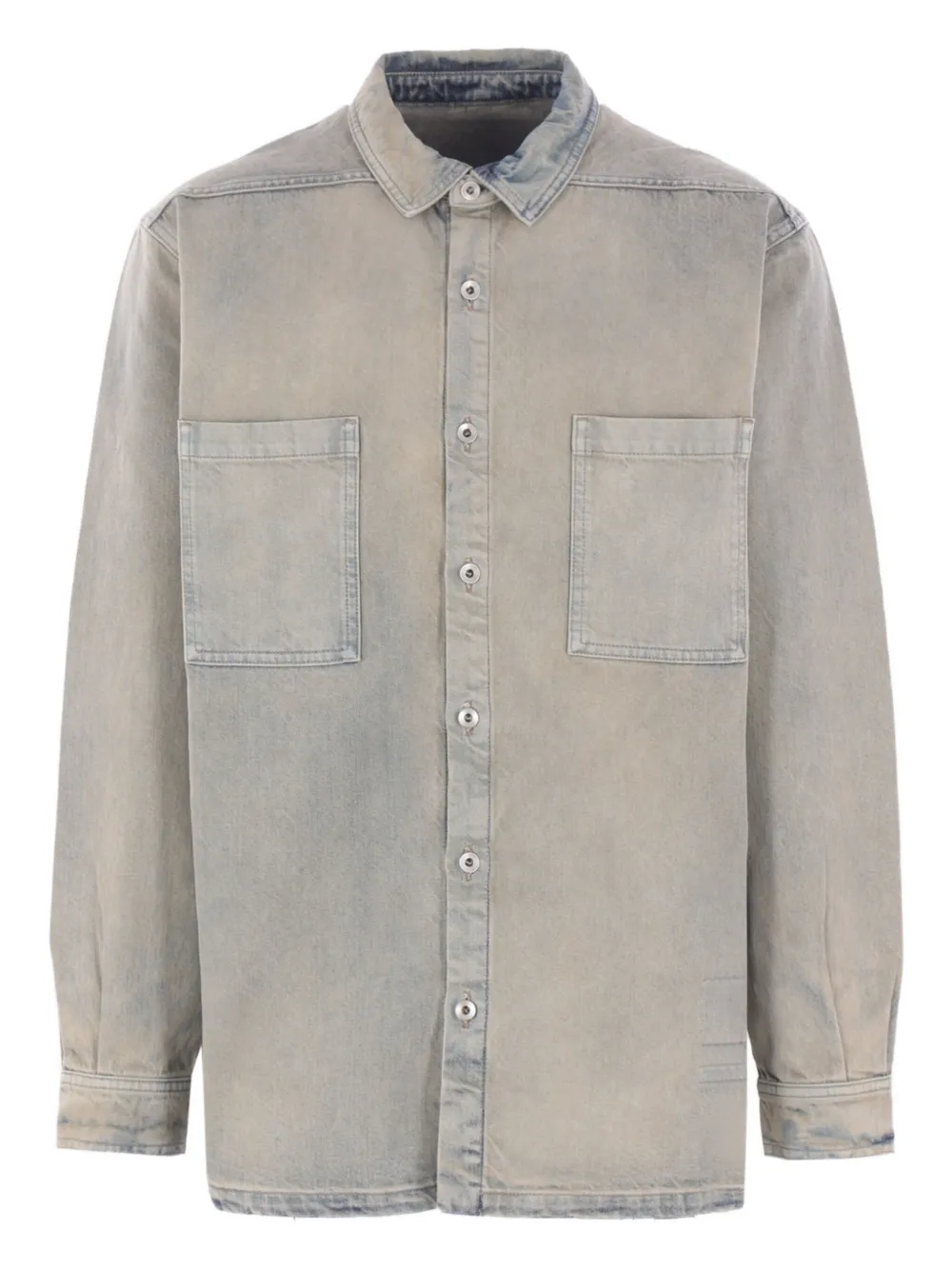 Rick Owens DRKSHDW Denim jack Blauw