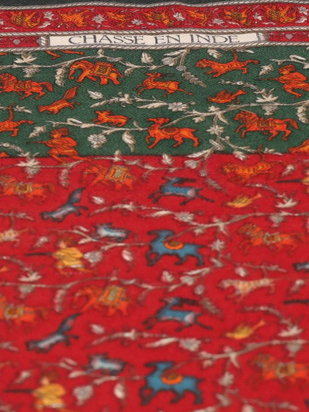 Hermès Pre-Owned Chasse En Inde scarf | Image 2