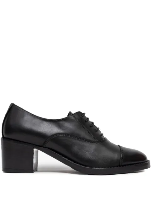 SOMMET lace-up block-heel oxford shoes