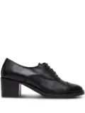 SOMMET lace-up block-heel oxford shoes - Black