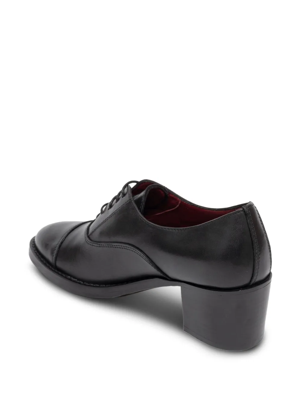SOMMET lace-up block-heel oxford shoes Black