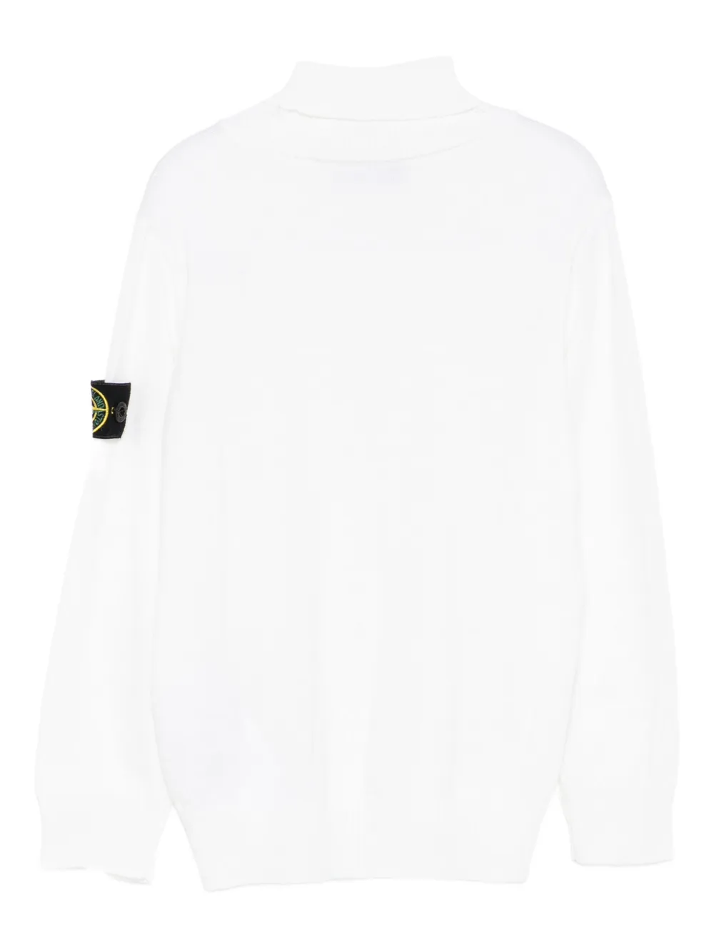 Stone Island Junior turtleneck logo-patch sweater | Boys Knitwear | Image 2