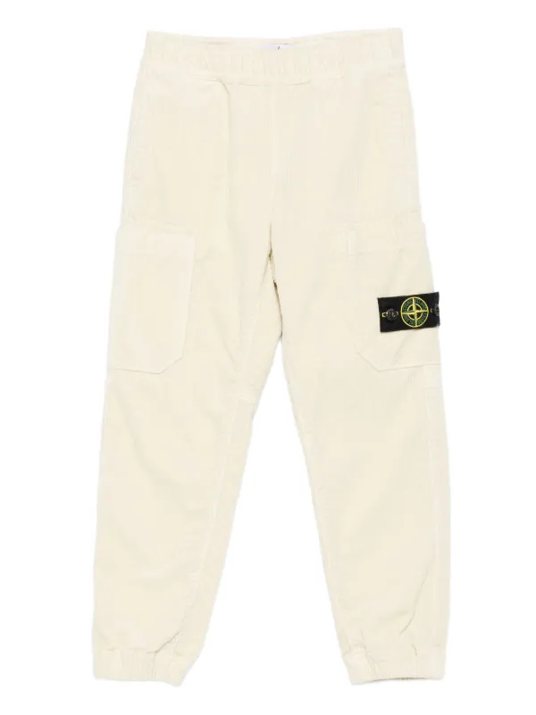 Stone  コーデュロイパンツ Stone Island Junior パッチポケット コーデュロイパンツ