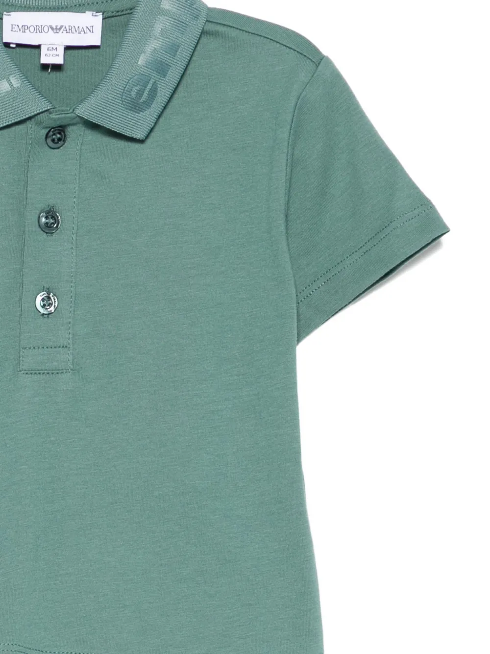 Emporio Armani Kids Poloshirt met logokraag Groen