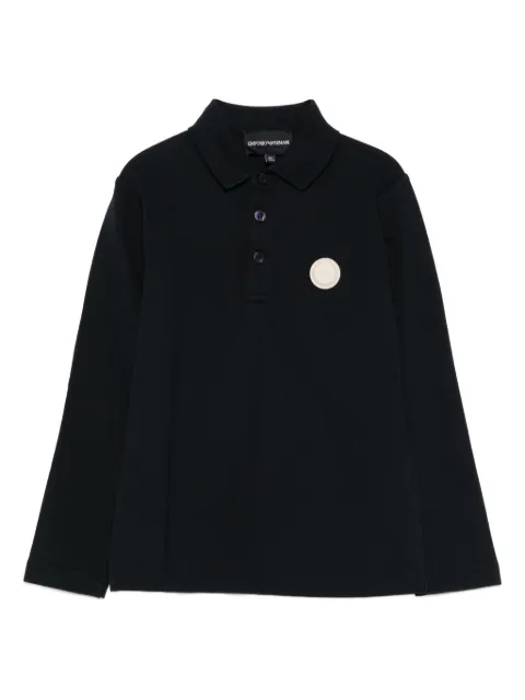 Emporio Armani Kids long-sleeve logo polo shirt