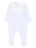 Paz Rodriguez peter-pan collar babygrow - Blue