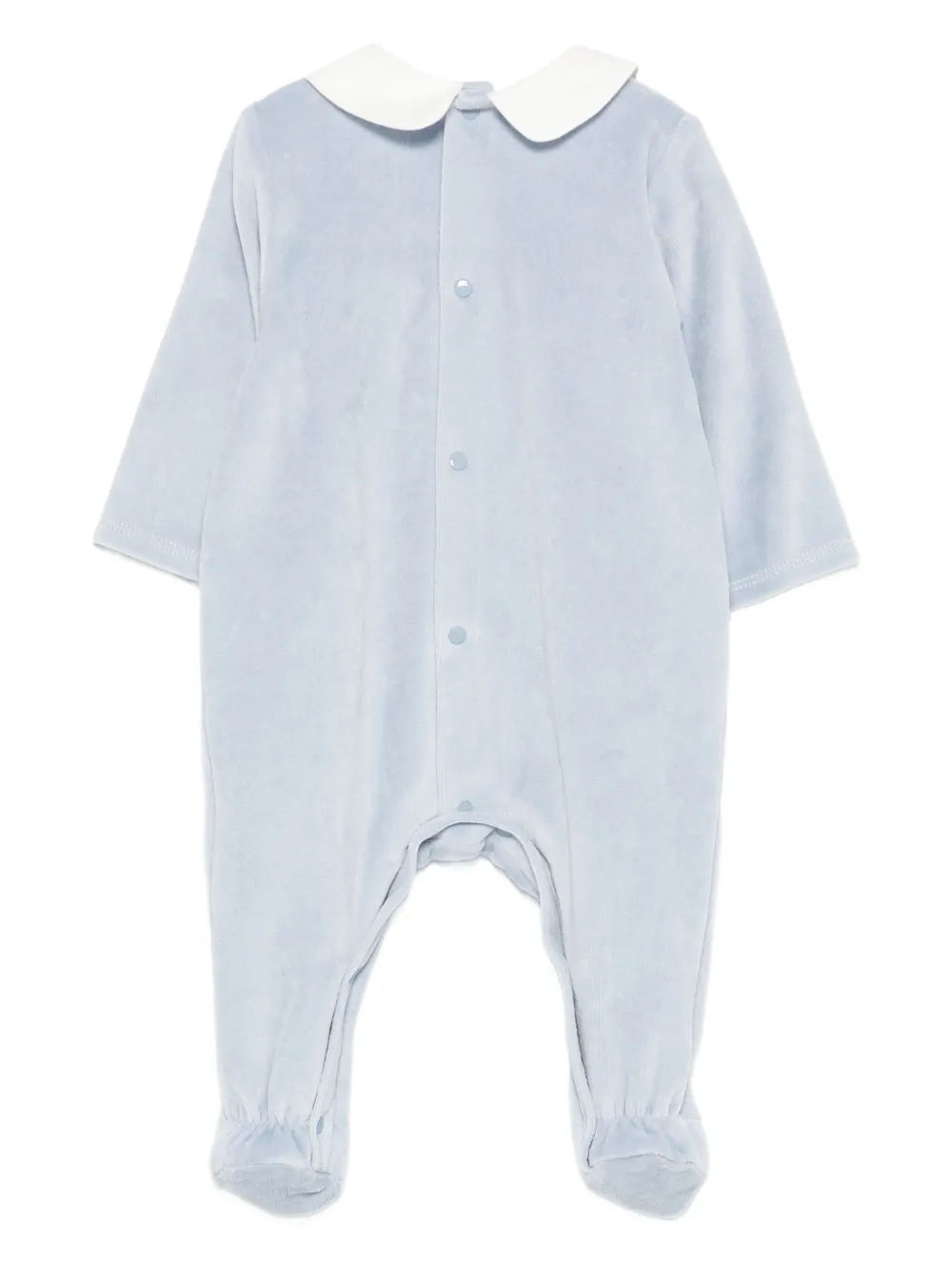 Paz Rodriguez peter pan collar velour babygrow | Rompers | Image 2