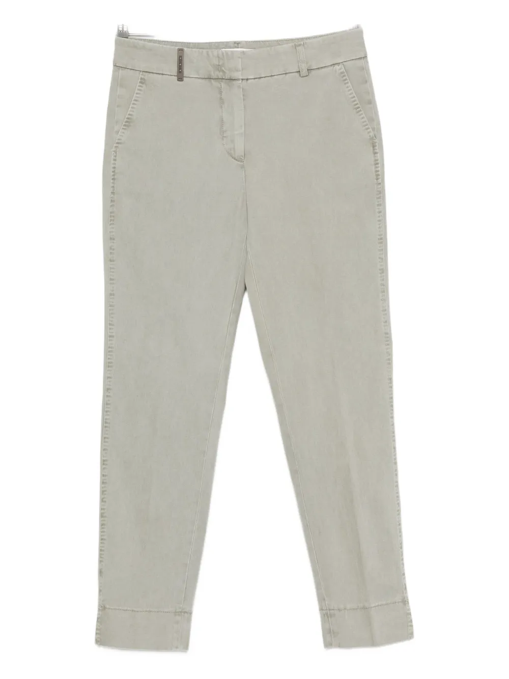 Peserico pocket-cuffed trousers Grijs